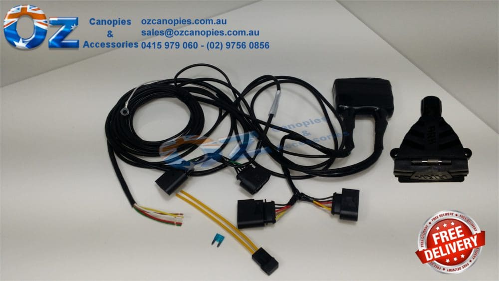 Isuzu MU-X 12/2013 - Current TOWBAR TRAILER WIRING HARNESS ...